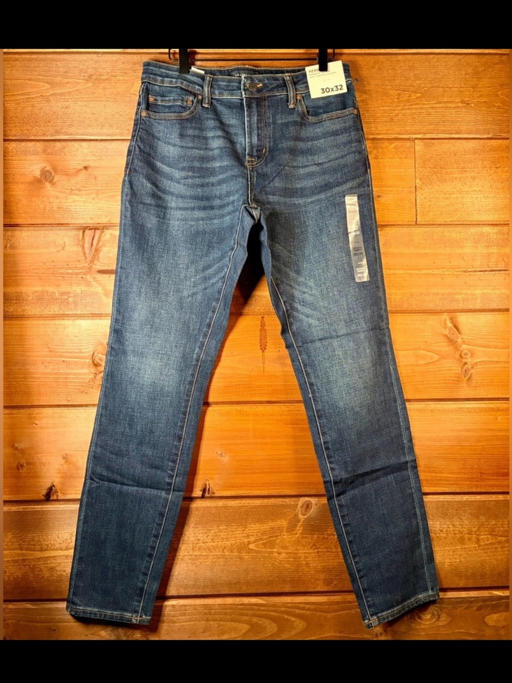 30x32 Aeropostale Men's Dark Blue Skinny Jeans 💙